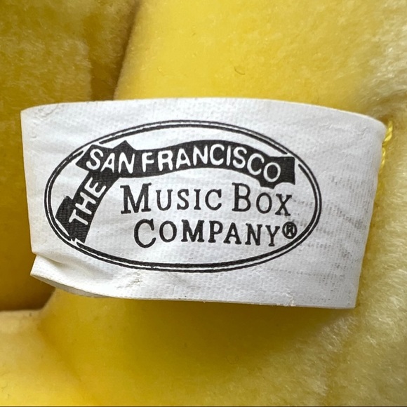 Vintage San Francisco Music Box Co. Plush Elephant Wind Up Toy - Picture 7 of 9